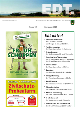 Edter Gemeindezeitung September 2023